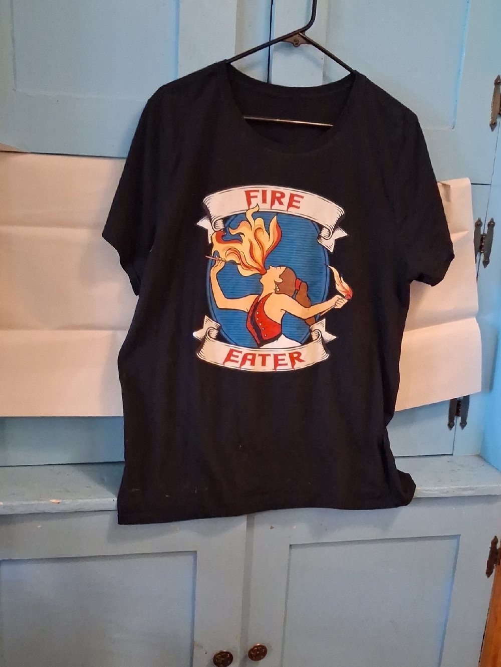 Kids Black 'Fire Eater' Graphic Tee